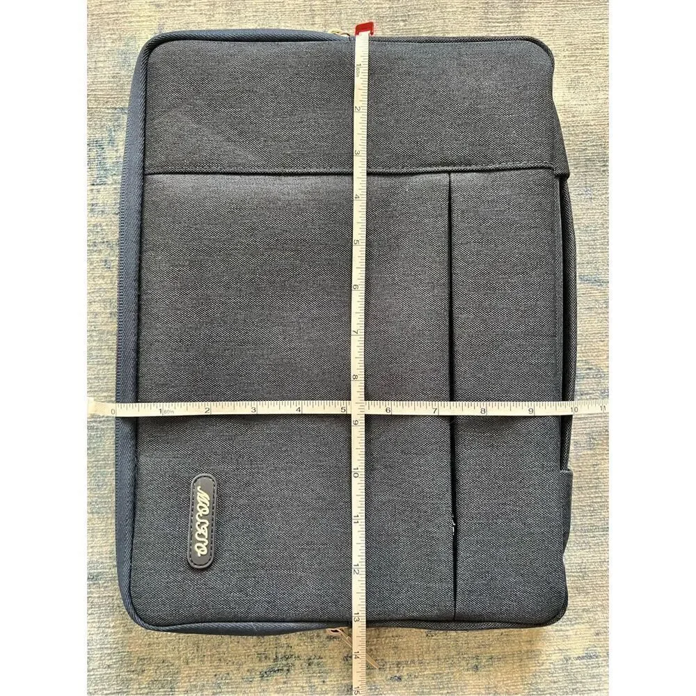 Mosiso Blue Laptop Ipad Zippered Sleeve Bag with Carry Handle